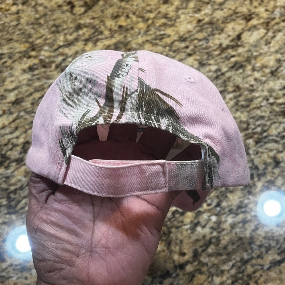 Chevy Pink Camo Baseball Hat Womens Kati Sportcap Adjustable Bowtie Logo - Picture 3 of 6